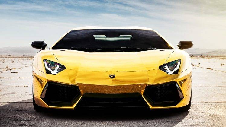 Lamborghini, Lamborghini Aventador, Car, Yellow Cars HD Wallpaper Desktop Background