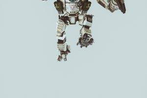 Titanfall, Digital Art, SliD3, Robot, Weapon