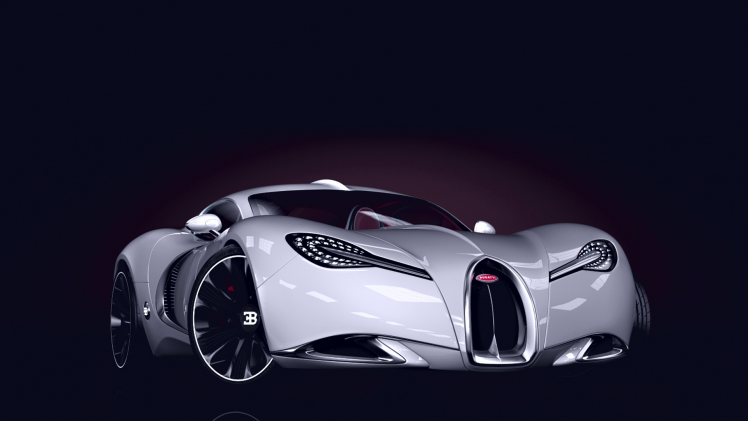 Bugatti, Concept Art, Car, White Cars, Veneno HD Wallpaper Desktop Background
