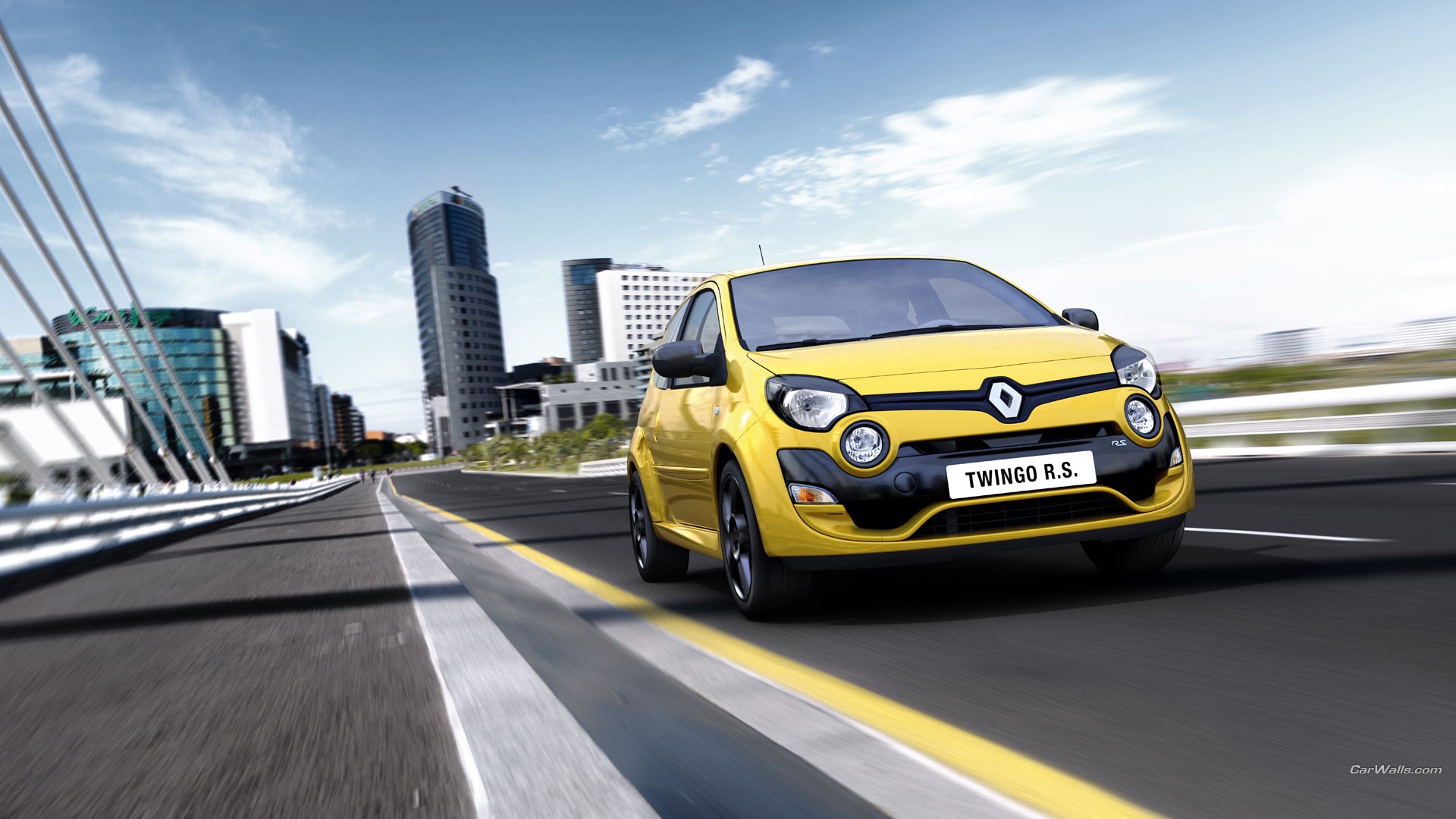 Renault Twingo, Car, Yellow Cars Wallpaper