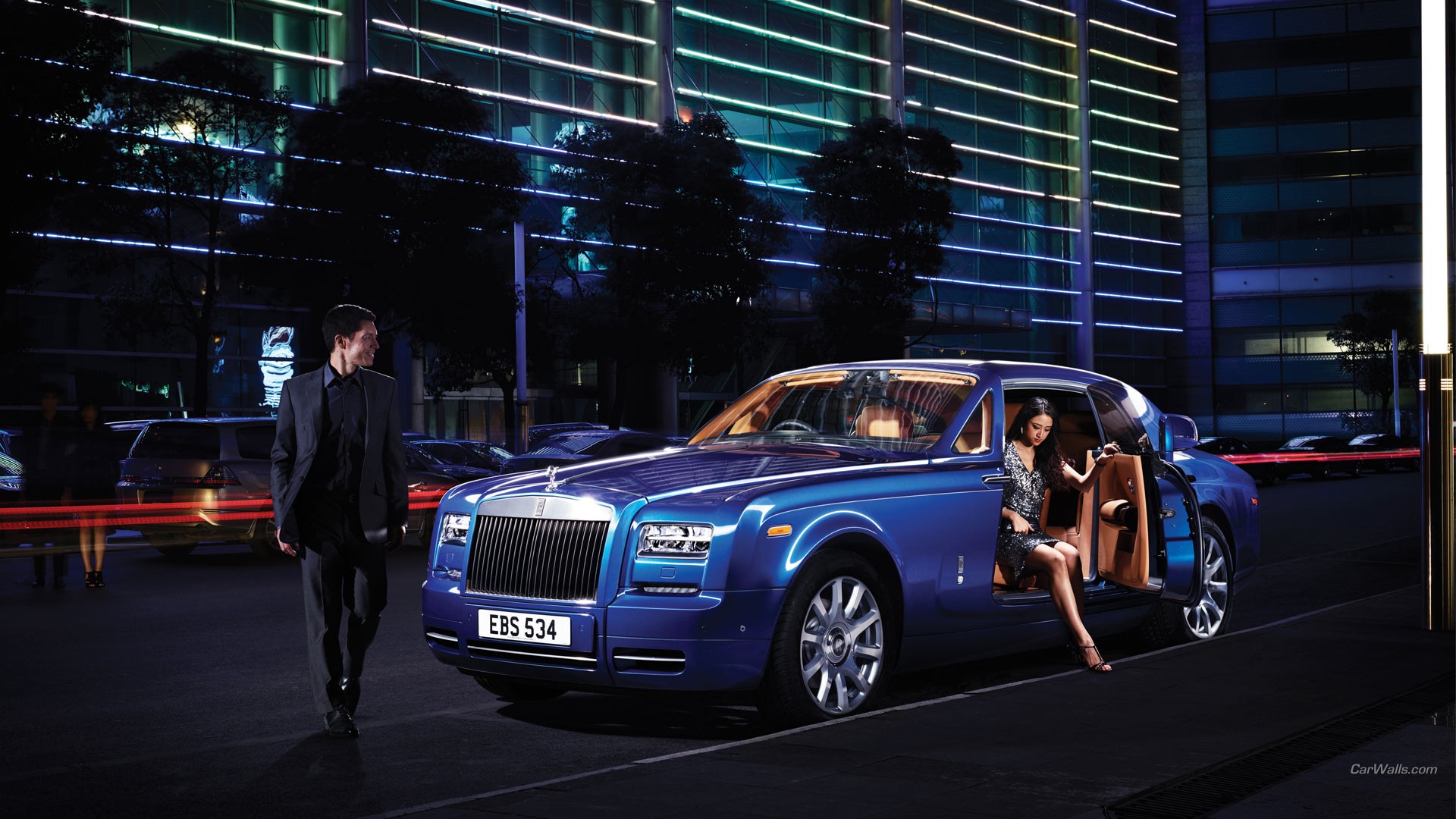 car, Rolls Royce Phantom, Blue Cars Wallpapers HD / Desktop and Mobile