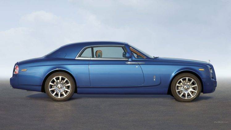 Rolls Royce Phantom, Car, Blue Cars HD Wallpaper Desktop Background
