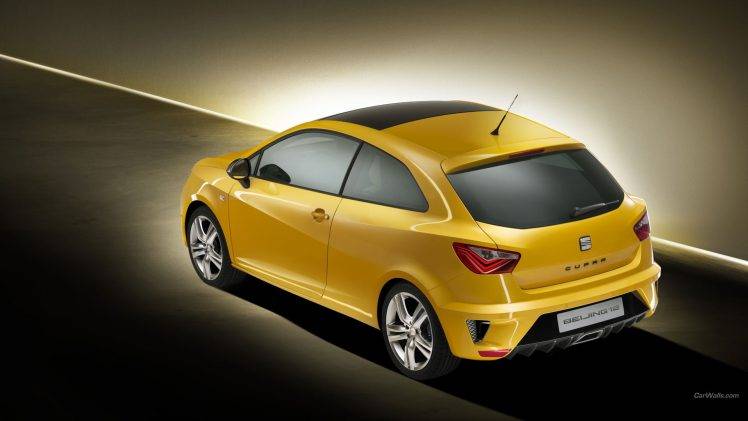 Seat Ibiza, Car, Concept Cars, Yellow Cars HD Wallpaper Desktop Background