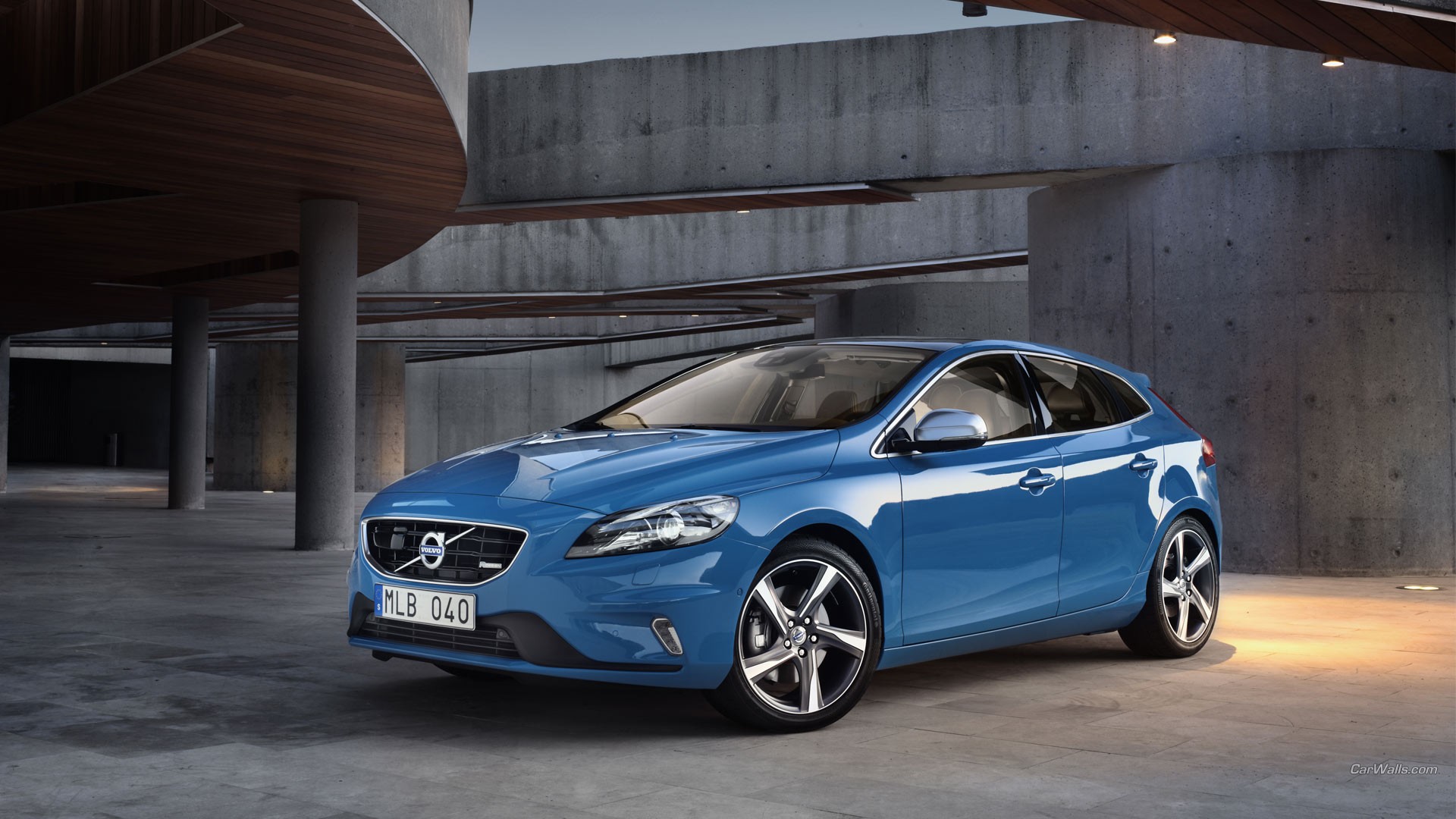 car, Volvo V40, Blue Cars Wallpapers HD / Desktop and Mobile Backgrounds