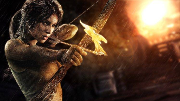 video Games, Tomb Raider, Lara Croft, Bows HD Wallpaper Desktop Background