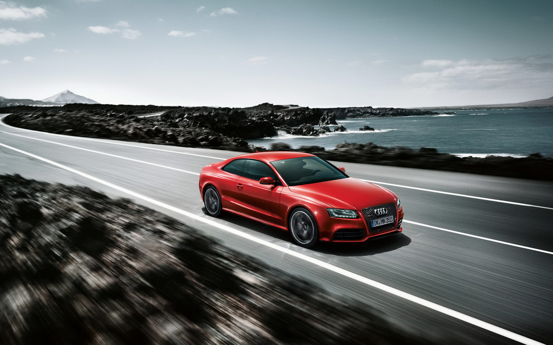 car, Red Cars, Motion Blur Wallpaper