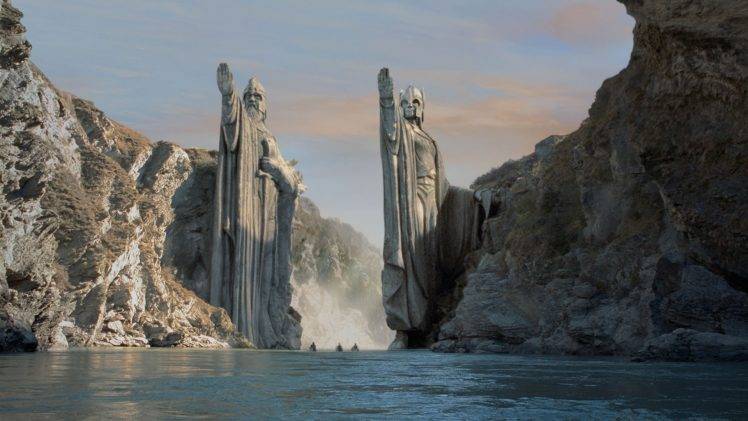 The Lord Of The Rings, Argonath, The Lord Of The Rings: The Fellowship Of The Ring HD Wallpaper Desktop Background