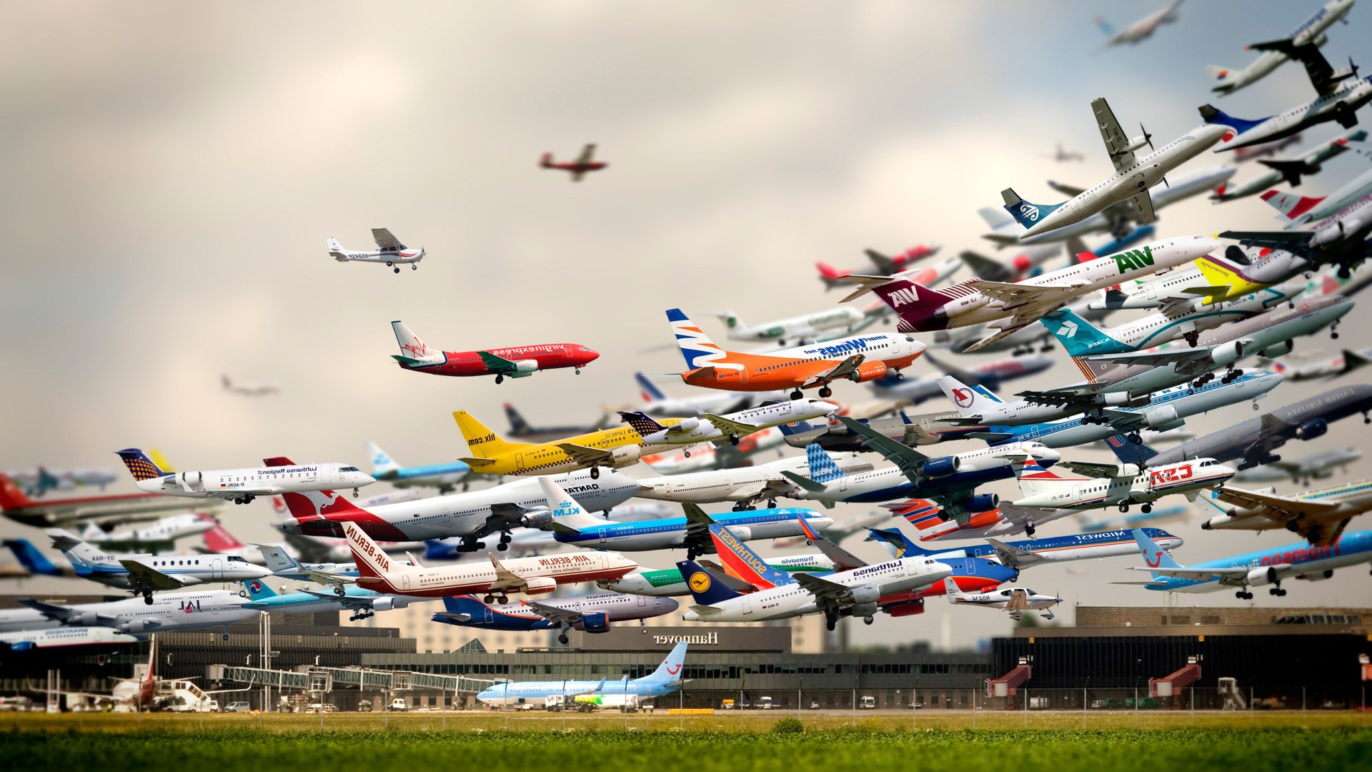 airplane, Photo Manipulation, Digital Art, Photography, Collections Wallpaper