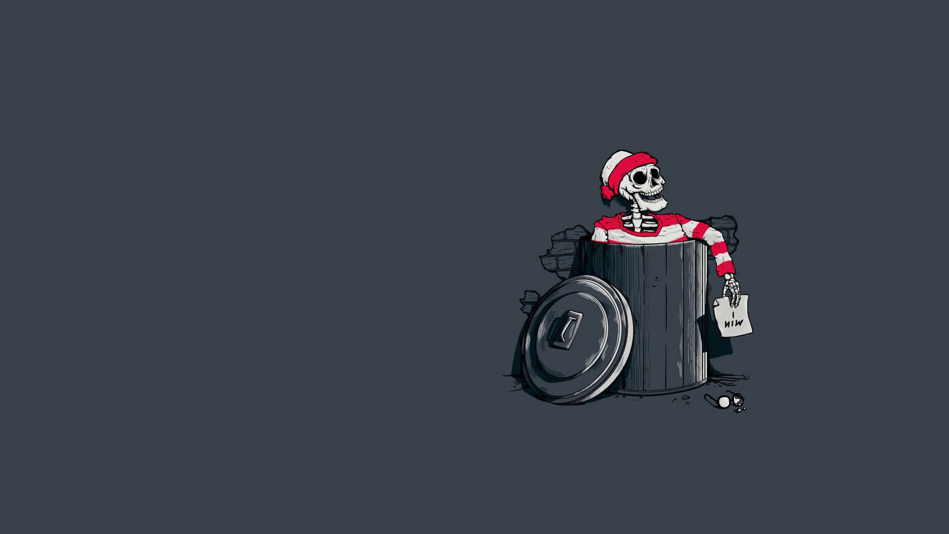simple, Waldo, Humor, Skeleton Wallpapers HD / Desktop and Mobile