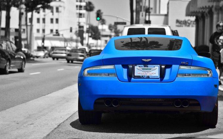Aston Martin, Car, Sports Car, Matte Paint, Blue Cars HD Wallpaper Desktop Background