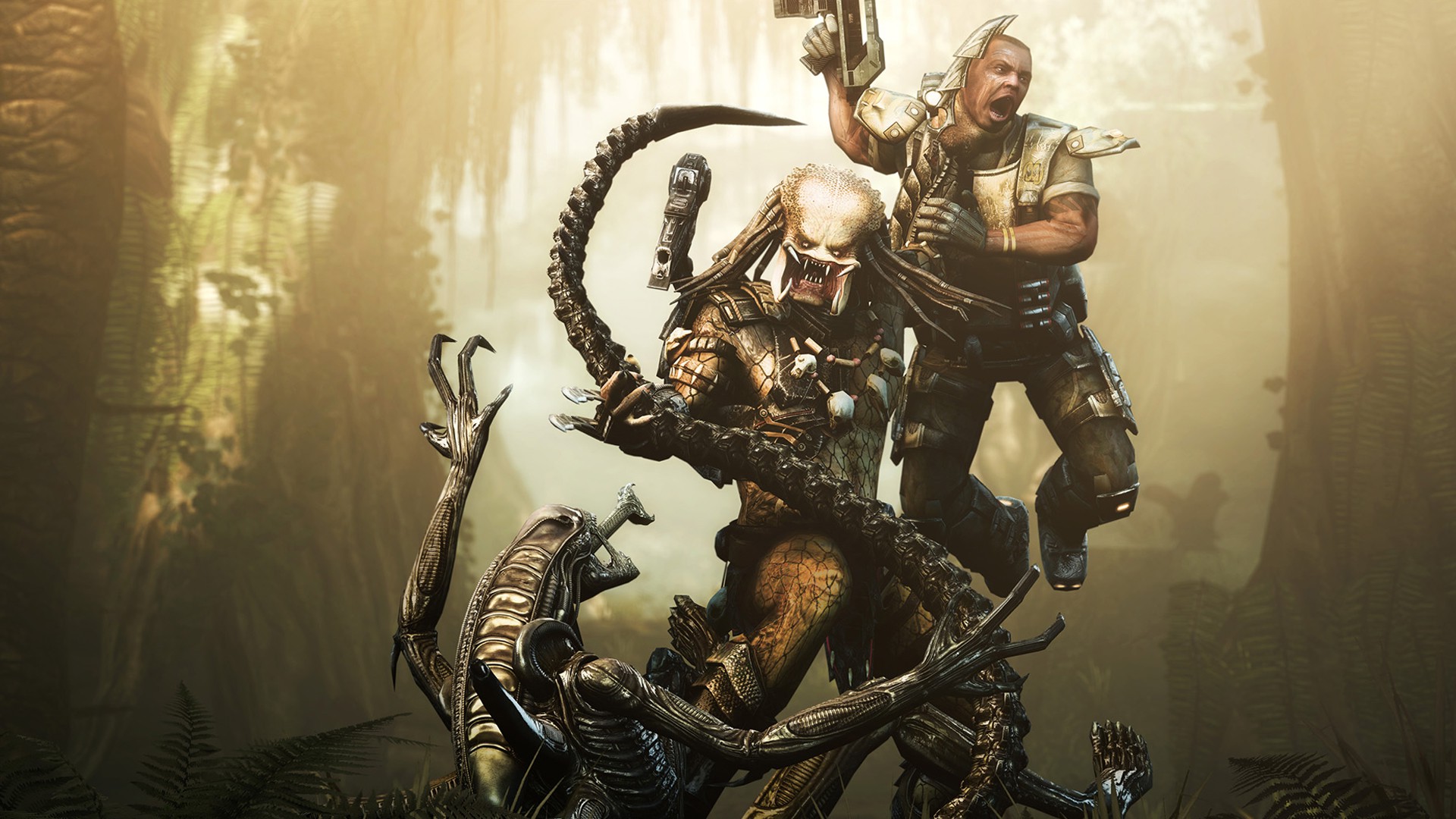 Alien (movie), Predator (movie), Alien Vs. Predator, PC Gaming, Video Games, Aliens Wallpaper