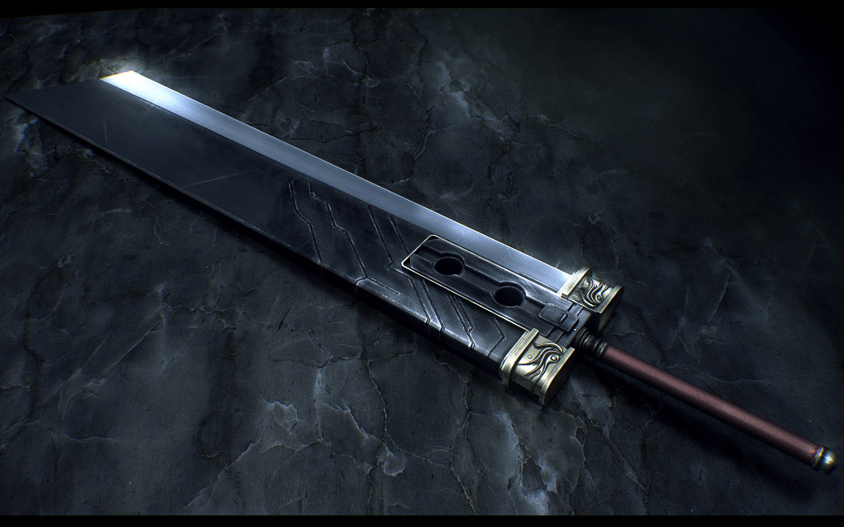 Cloud Strife Buster Sword Final Fantasy Vii Wallpapers Hd