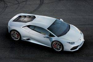 car, Lamborghini, White Cars