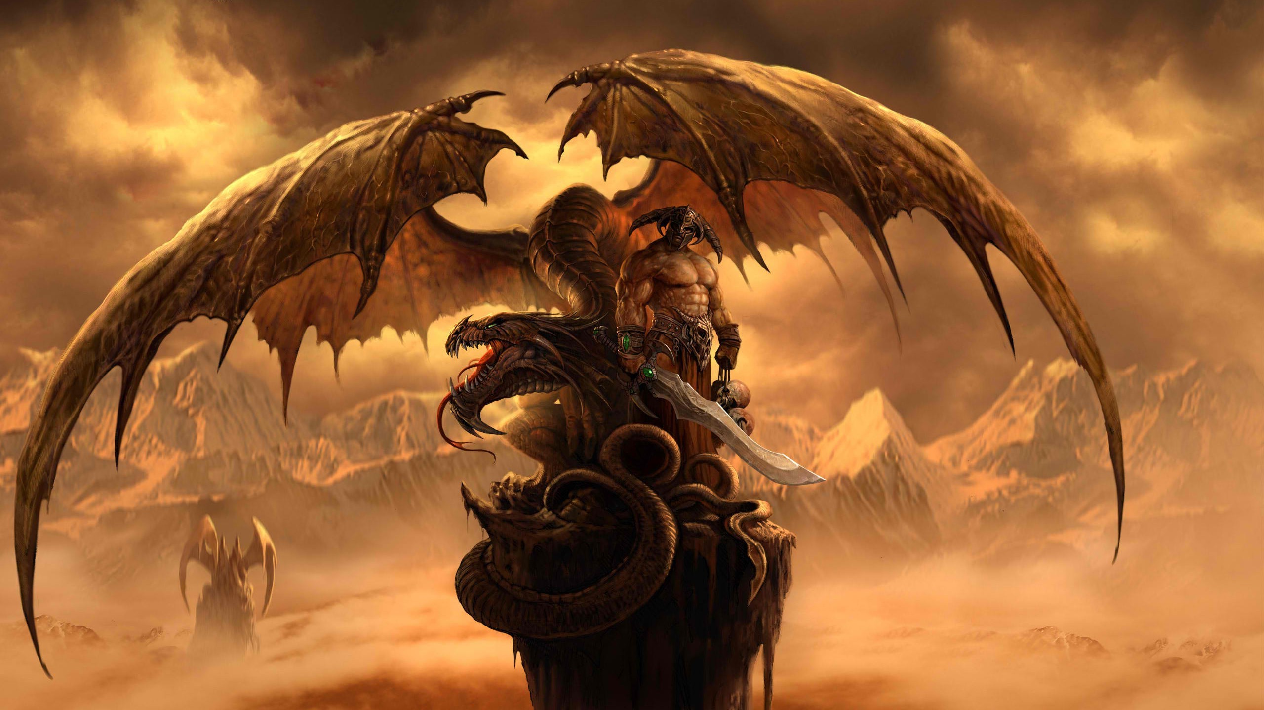 dragon, Digital Art, Fantasy Art Wallpaper