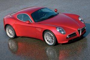 Alfa Romeo, Car, Red Cars, Alfa Romeo 8C