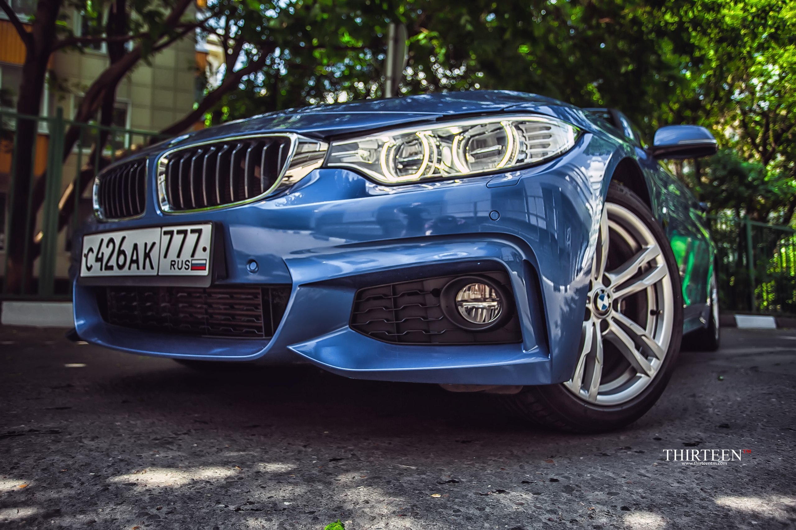 BMW, Car, Closeup, Blue Cars Wallpaper