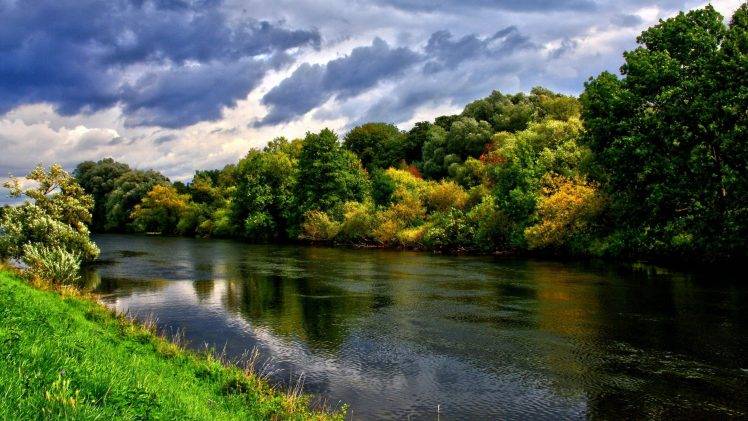 river, Forest, Nature HD Wallpaper Desktop Background
