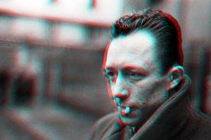 Albert Camus, Anaglyph 3D, Writers, Men, Cigarettes