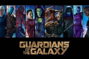 Guardians Of The Galaxy, Star Lord, Gamora, Rocket Raccoon, Groot, Drax The Destroyer, Movies