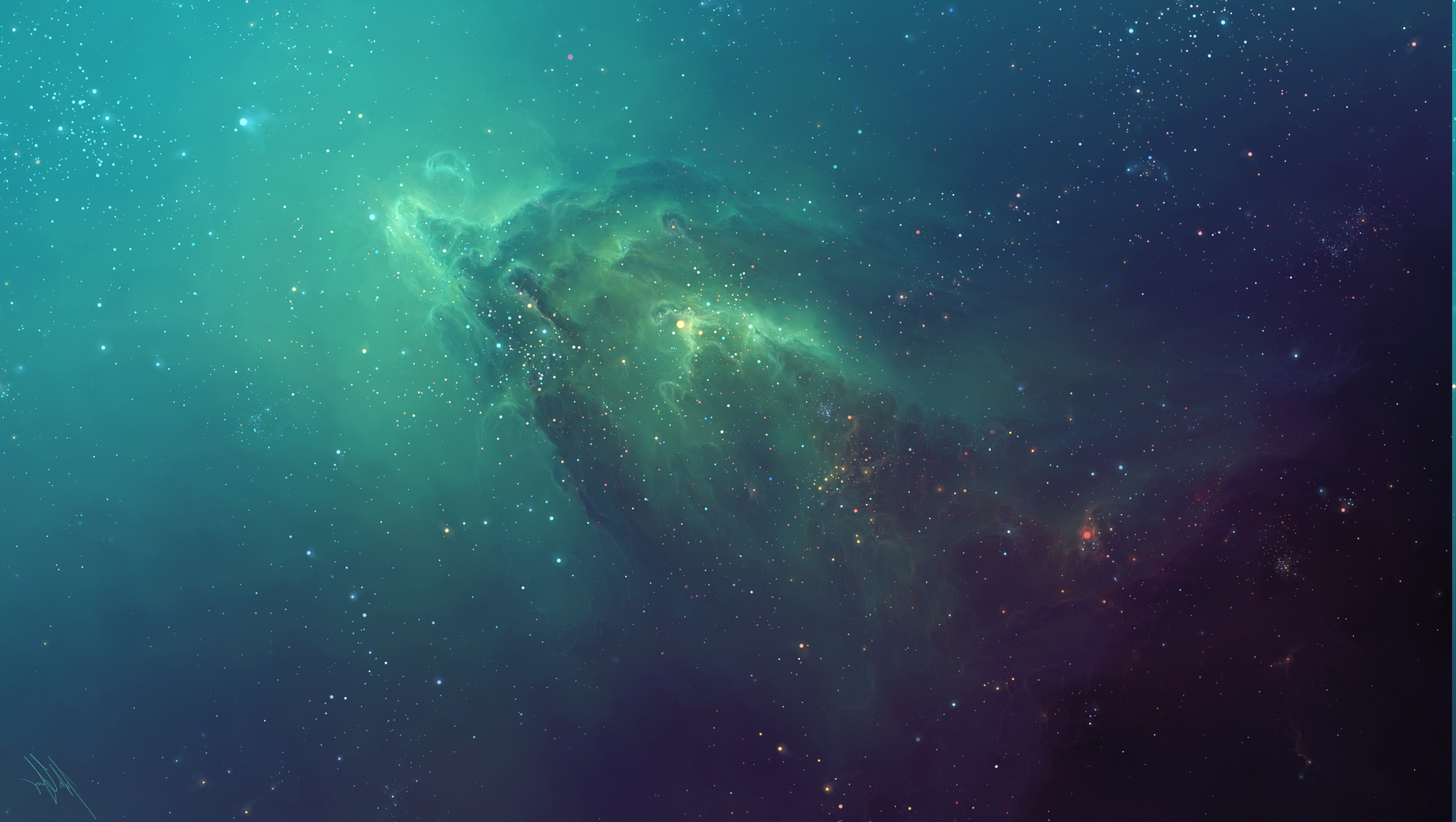 galaxy, Space, Stars, TylerCreatesWorlds, Nebula Wallpaper