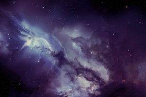 space, Space Art, Nebula, Purple