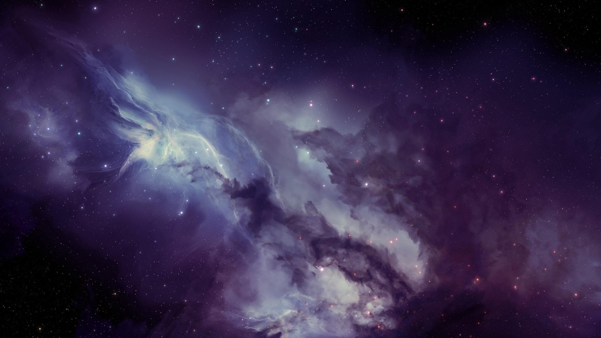 space, Space Art, Nebula, Purple Wallpaper