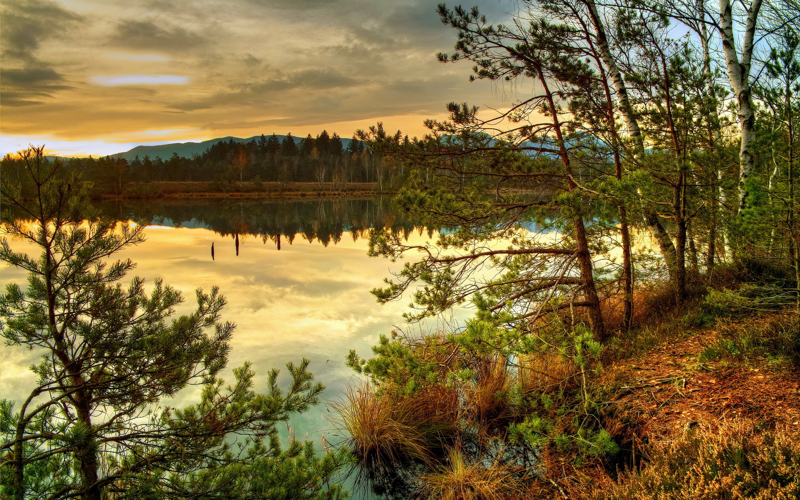 nature, Landscape, Reflection, HDR Wallpaper