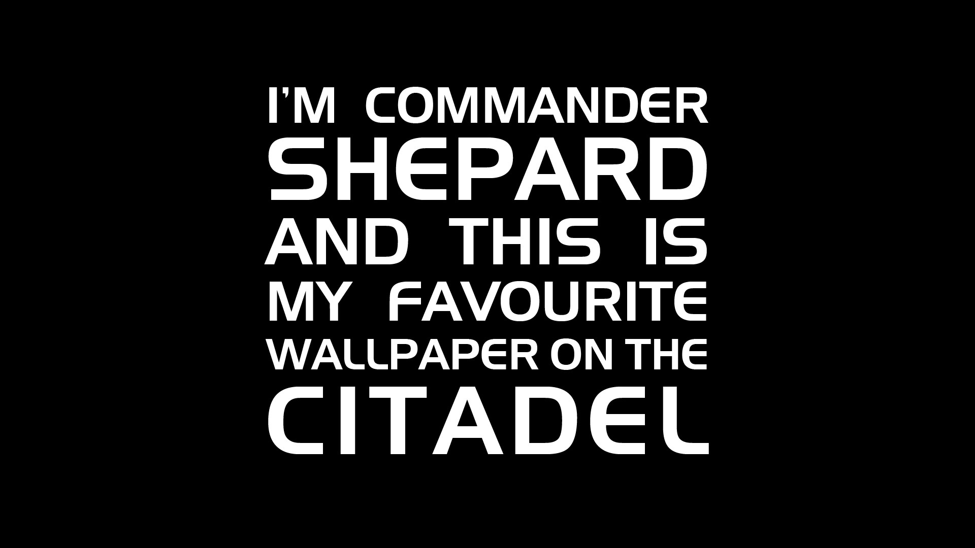 SIgn, Mass Effect, Mass Effect 2, Commander Shepard, Shepard, Citadel, Simple Background, Black Background Wallpaper