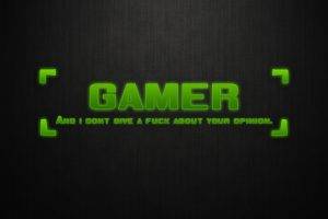video Games, Typography, Gamers