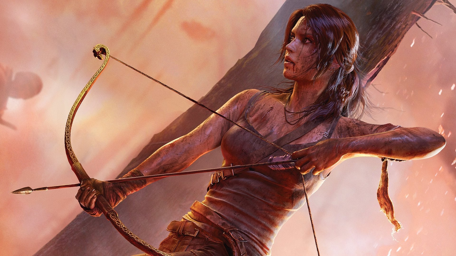 bow And Arrow, Tomb Raider, Lara Croft Wallpaper