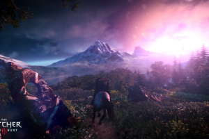 The Witcher 3: Wild Hunt, Geralt Of Rivia, Sunset, Video Games