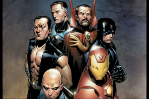 Illuminati, Iron Man, Charles Xavier, Mr. Fantastic, Doctor Strange, Namor, Black Bolt, Comics