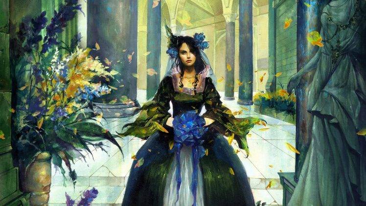 women, Fantasy Art HD Wallpaper Desktop Background