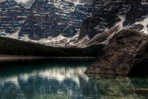 nature, Mountain, Lake, Moraine Lake, Canada