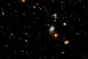 space, Galaxy, Hubble Deep Field