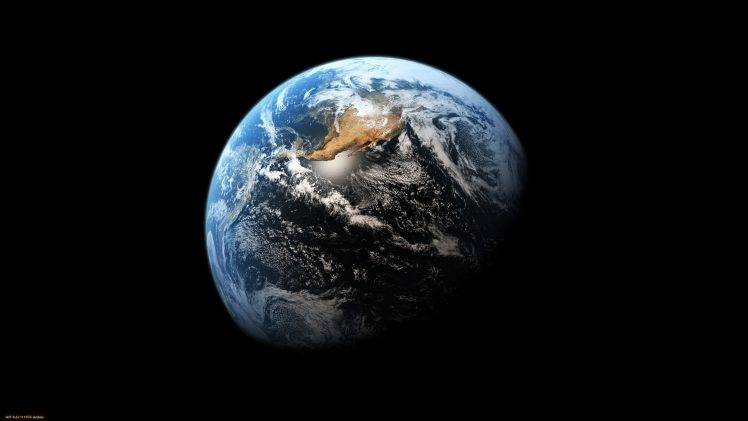 Earth, Black, Space, Planet HD Wallpaper Desktop Background