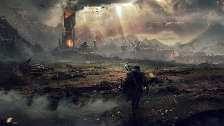 Middle earth : Shadow Of Mordor, Shadow Of Mordor, Video Games, Fantasy Art, The Lord Of The Rings, Mordor HD Wallpaper Desktop Background