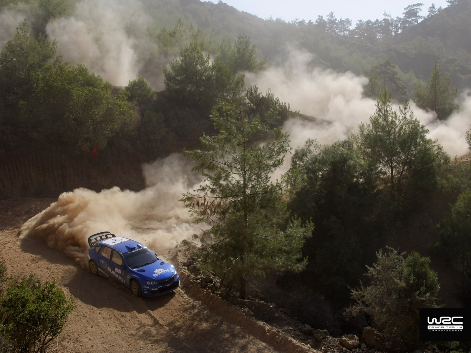 rally Cars, Subaru, Dust Wallpaper