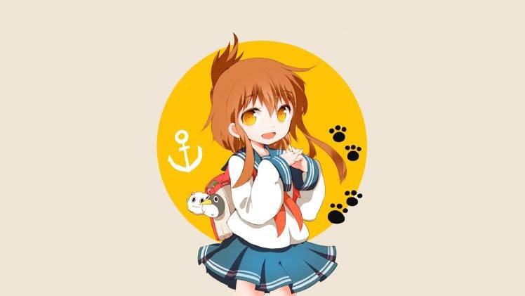 anime, Anime Girls, Chibi, Kantai Collection HD Wallpaper Desktop Background