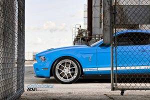 car, Blue Cars, Ford, Ford Mustang, Shelby GT500, Coupe, Rims, Muscle Cars, American Cars