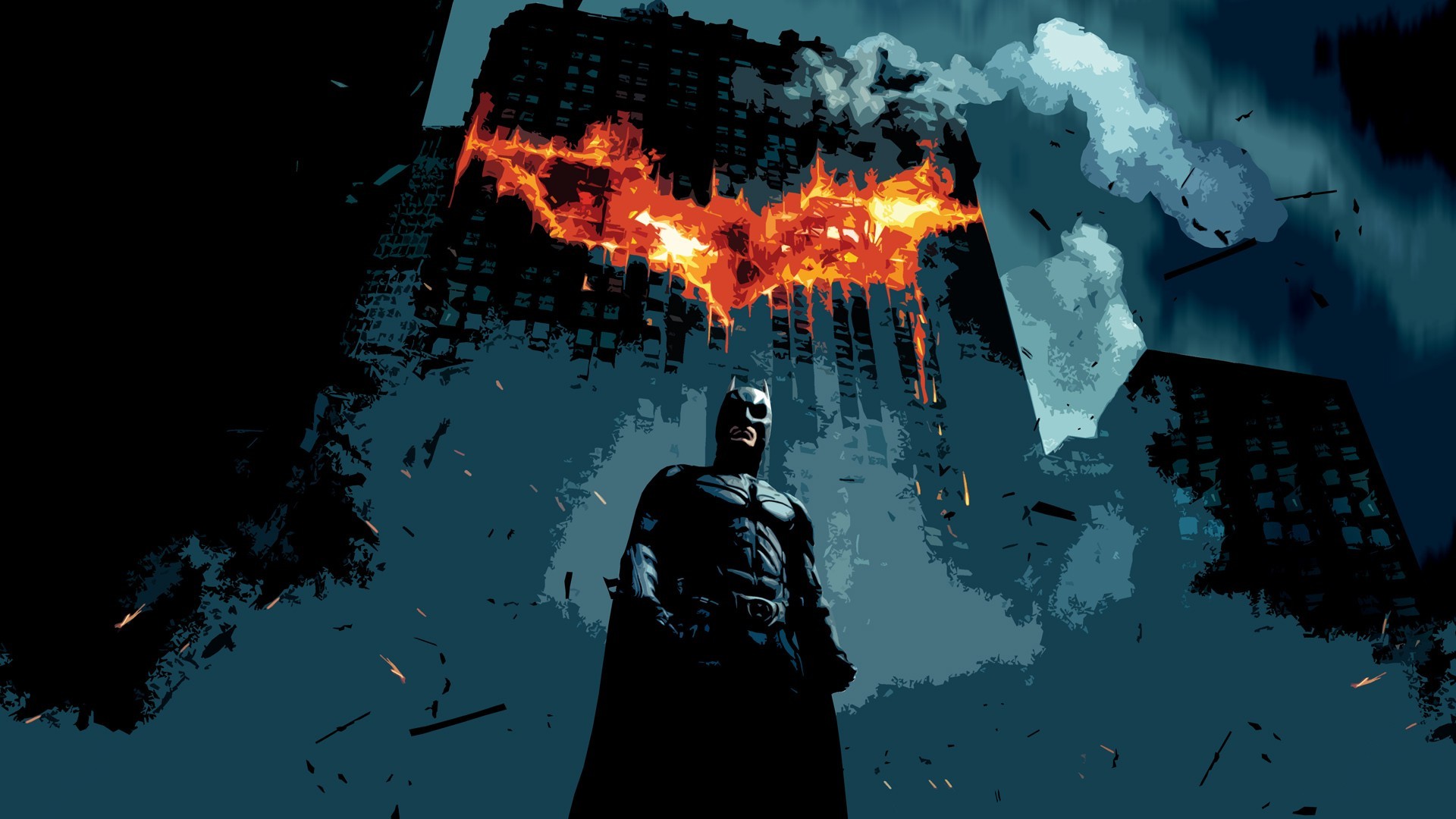 Batman, Bat Signal, MessenjahMatt Wallpaper