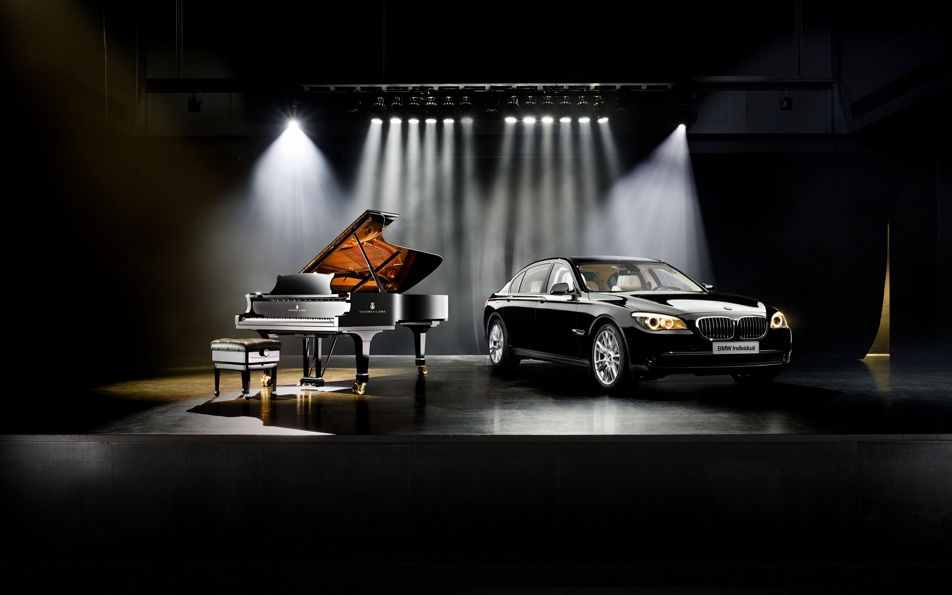 BMW, Car, Piano, Stages, Steinway And Sons Wallpaper