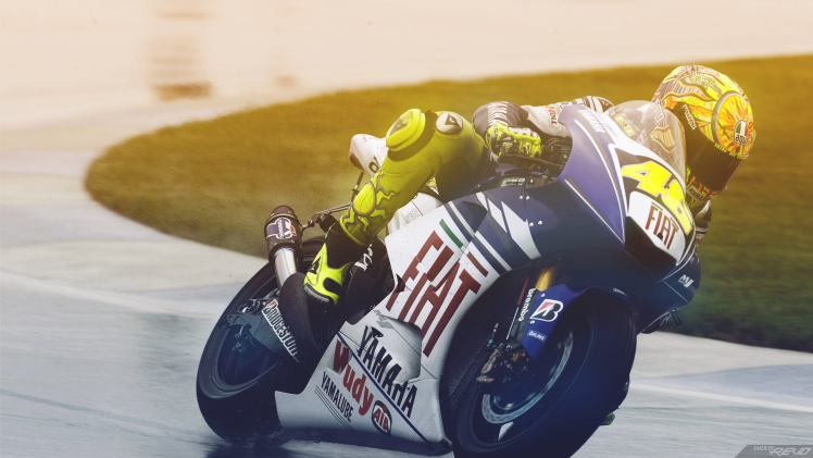 FIAT, Yamaha, Revolution, Valentino Rossi HD Wallpaper Desktop Background