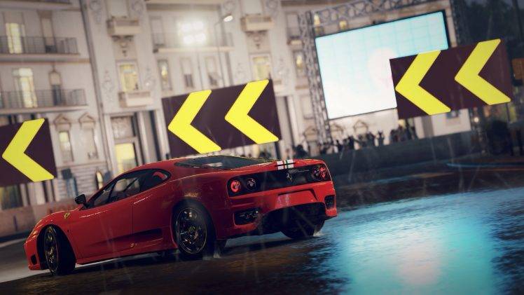 Ferrari, Ferrari Challenge Stradale, Forza Horizon 2, Video Games HD Wallpaper Desktop Background