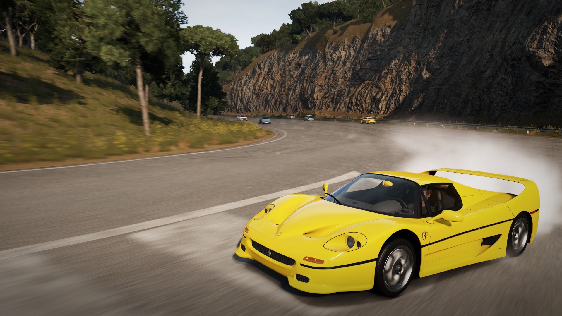 Ferrari, Ferrari F50, Forza Horizon 2, Video Games Wallpapers HD