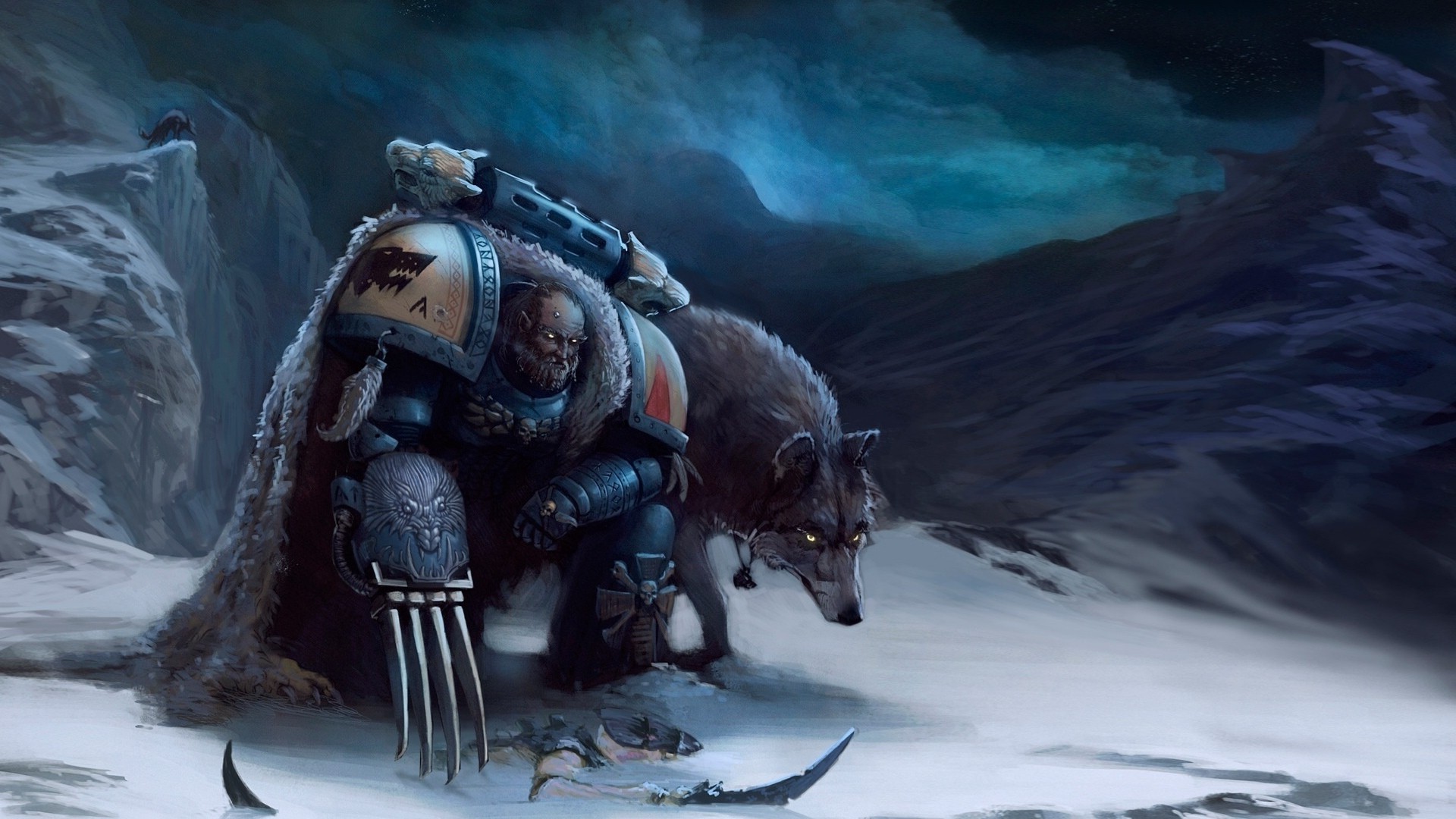 Warhammer 40000 Space Wolves Wallpaper HD