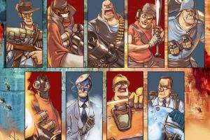 Team Fortress 2, Scout (character), Heavy, Demo Man, Sniper (TF2), Medic, Engineer (character), Spies, Pyro (character), Fire, Video Games