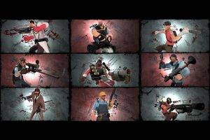 video Games, Team Fortress 2, Medicine, Sniper (TF2), Heavy (charater), Pyro (character), Spy (character), Soldier (TF2)