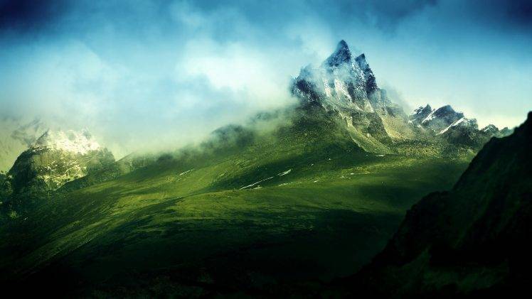 nature, Mountain, Mist HD Wallpaper Desktop Background