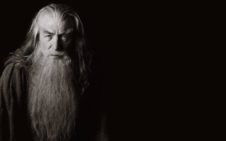 Movies Ian Mckellen Sepia Gandalf The Lord Of The Rings Dark